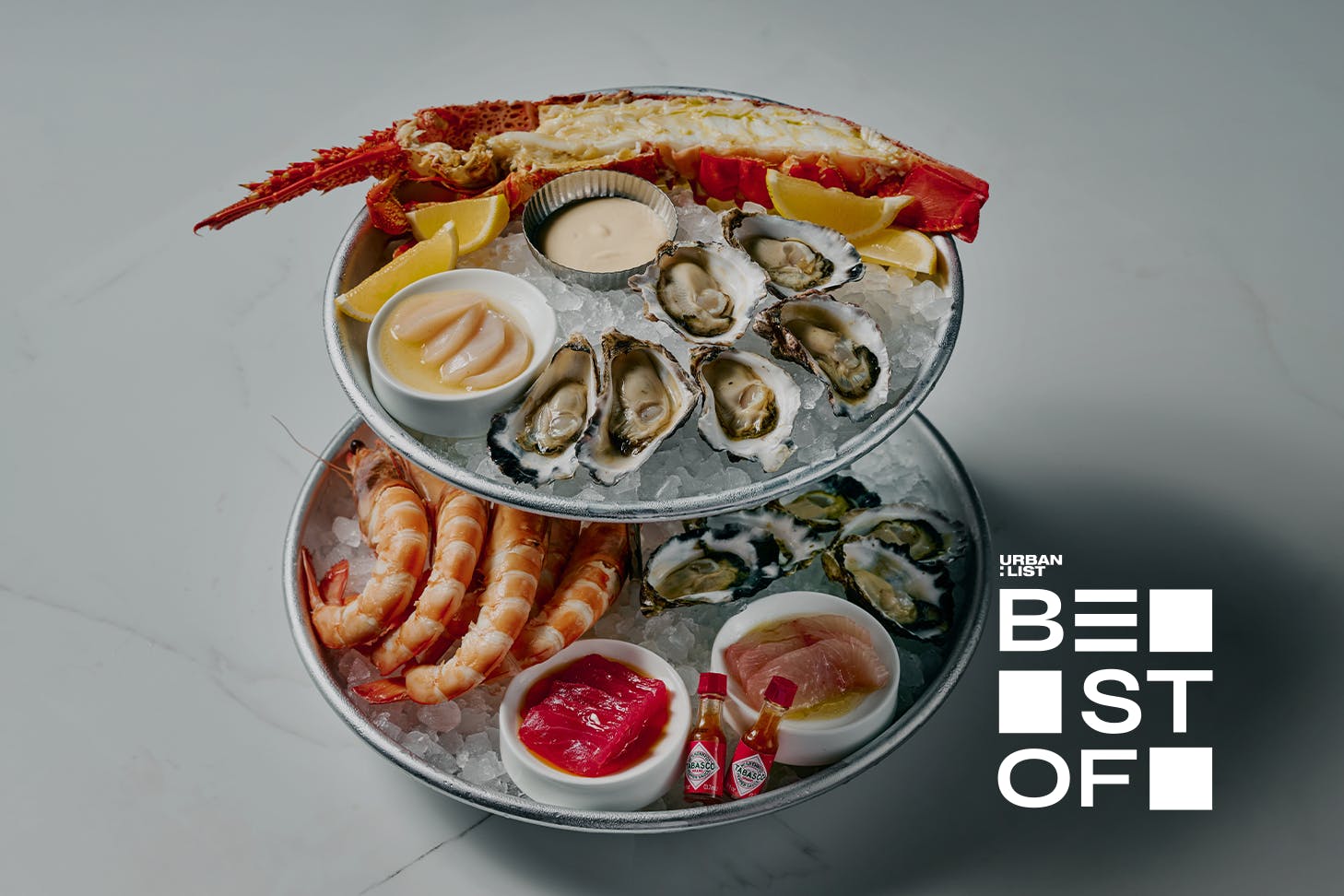 The seafood platter at Maison Batard, who serve some of Melbourne's best oysters.